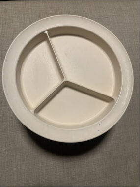 Vintage Collectible Mid Century Prolon Divided Plates Set of 5 #9928